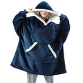 Manta Con Capucha Para Hombre Y Mujer, Manta Cálida Y Suave Con Capucha De Lana De Sherpa De Franela De Gran Tamaño, Sudadera, Regalos