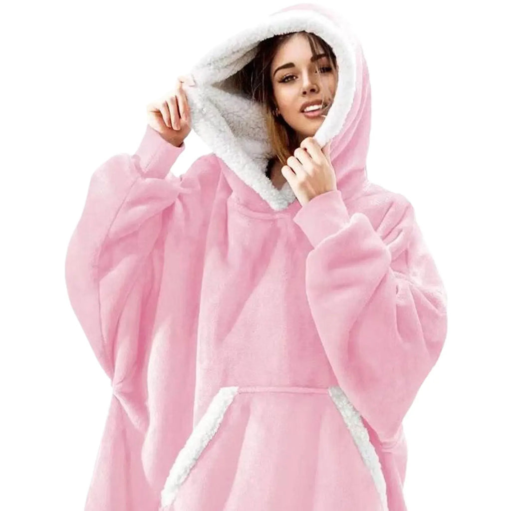 Manta Con Capucha Para Hombre Y Mujer, Manta Cálida Y Suave Con Capucha De Lana De Sherpa De Franela De Gran Tamaño, Sudadera, Regalos