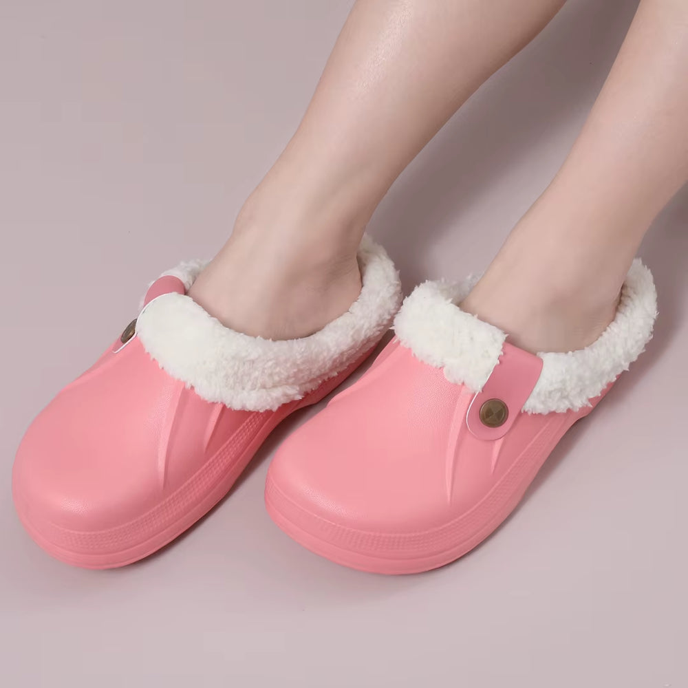 Zapatillas de casa con forro de pelo